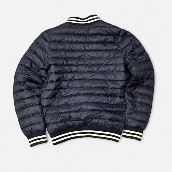 Tommy Hilfiger navy puffer lightweight varsity jacket xs men in Blue - Picture 2 of 8